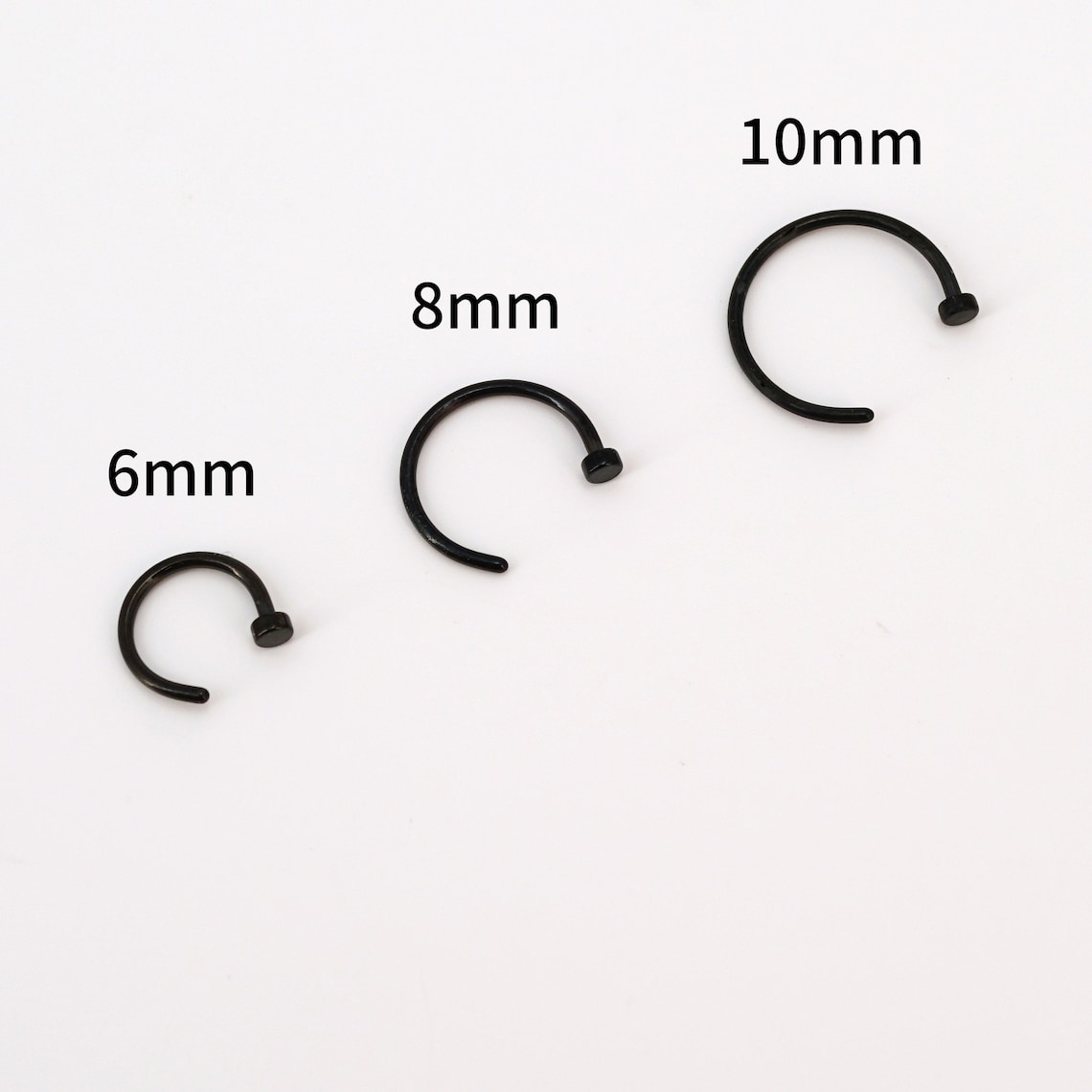 20G Open Nose Hoop, 316L Surgical Steel