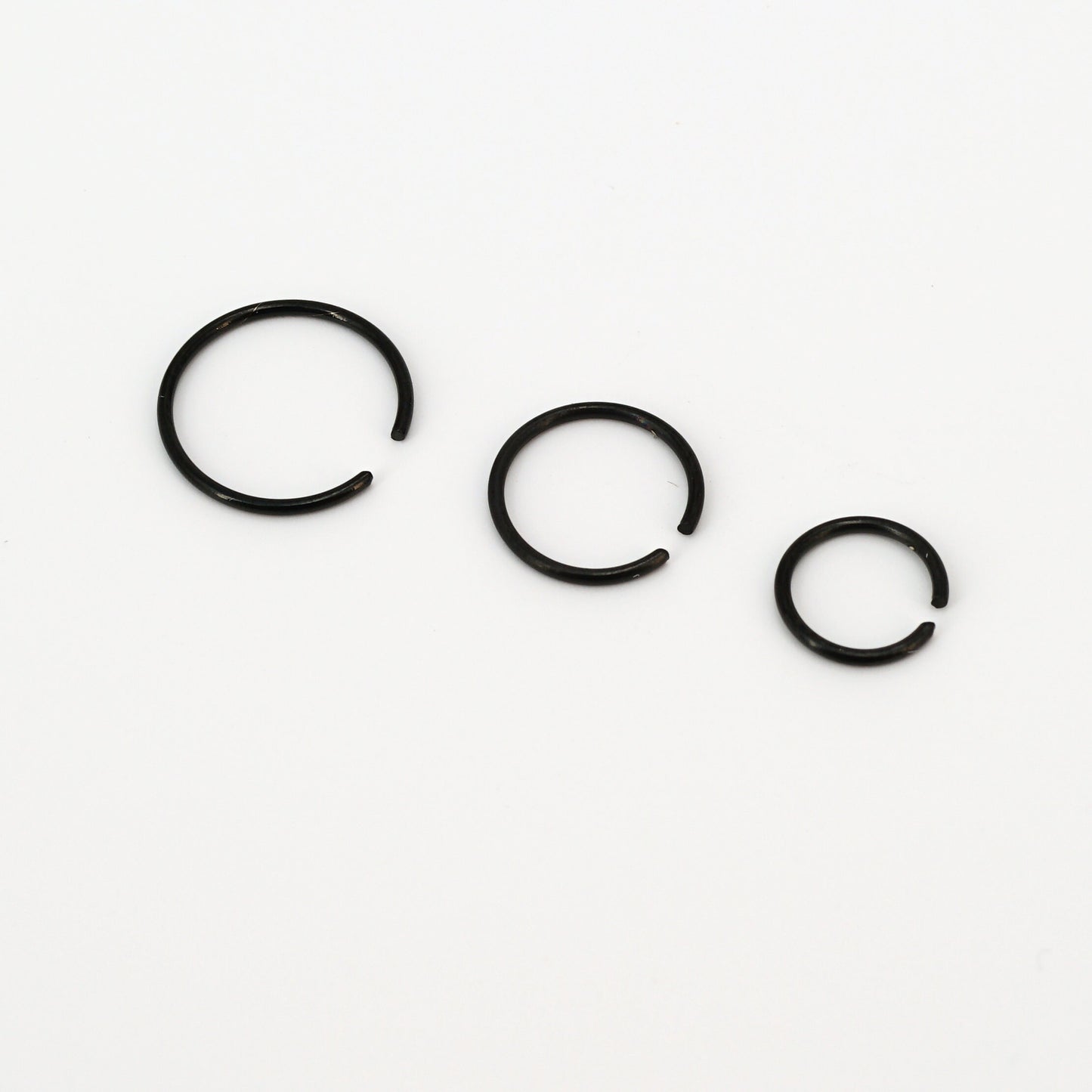 20G Simple Open Nose Ring, Ear Piercing Hoops