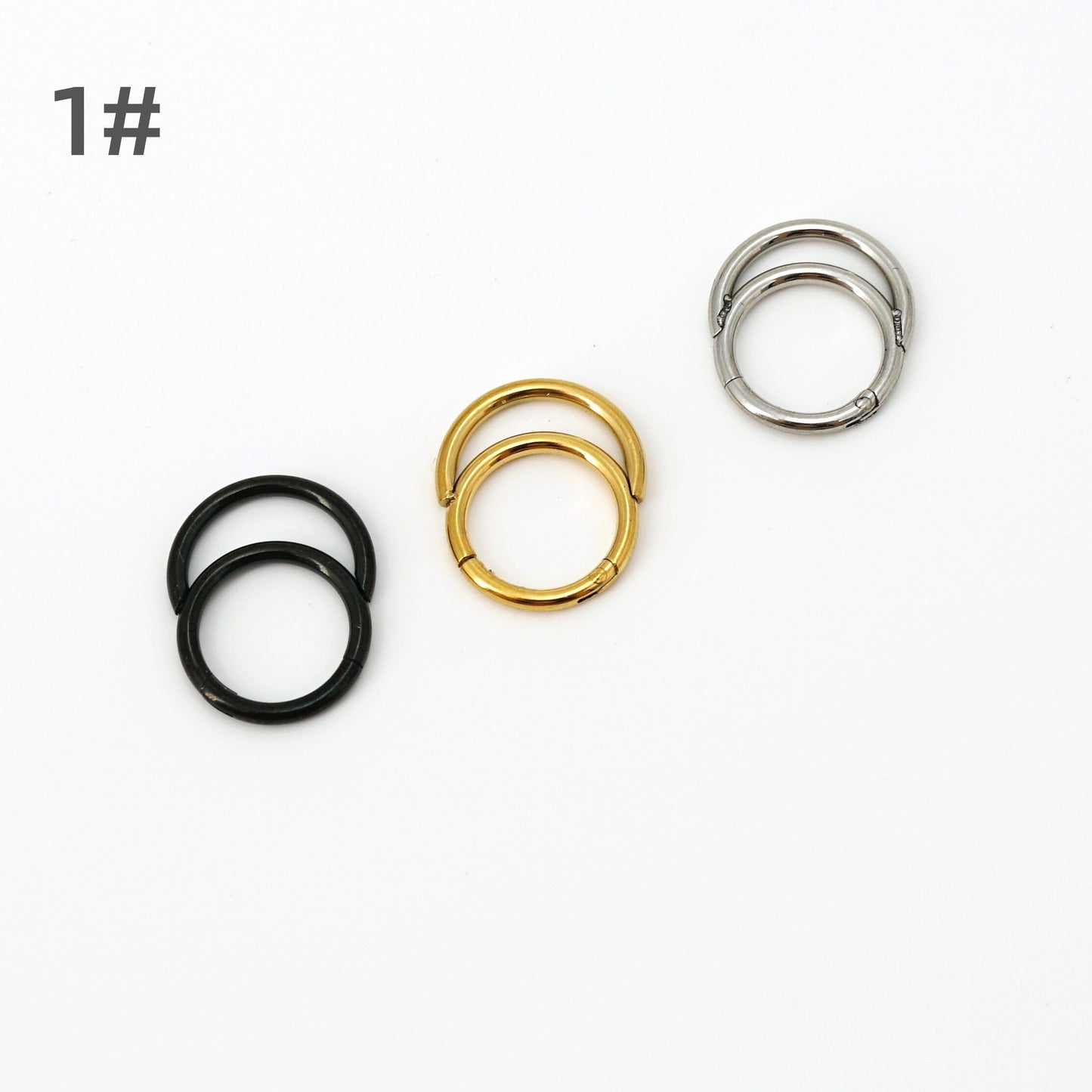 316L Surgical Steel Hinged Daith Hoop Septum Hoop