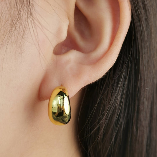 Chunky Bold Dome Earrings