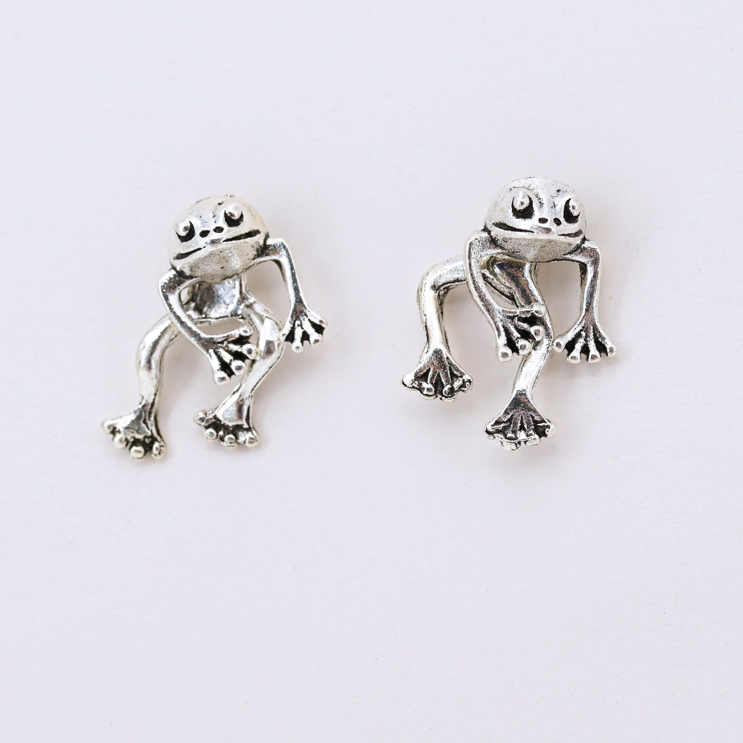 Frog Stud Earrings, Funny Animal Earring