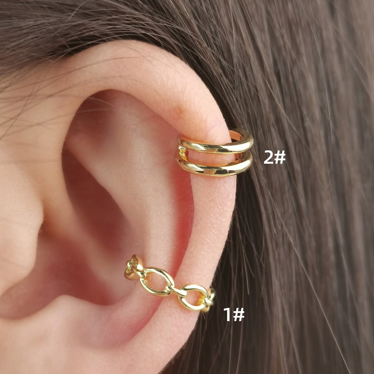 Ear Cuff Set, No Piercing Needed