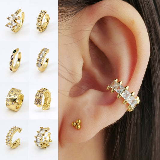 No Piercing Needed CZ Ear Cuff, Conch Cuff Earring