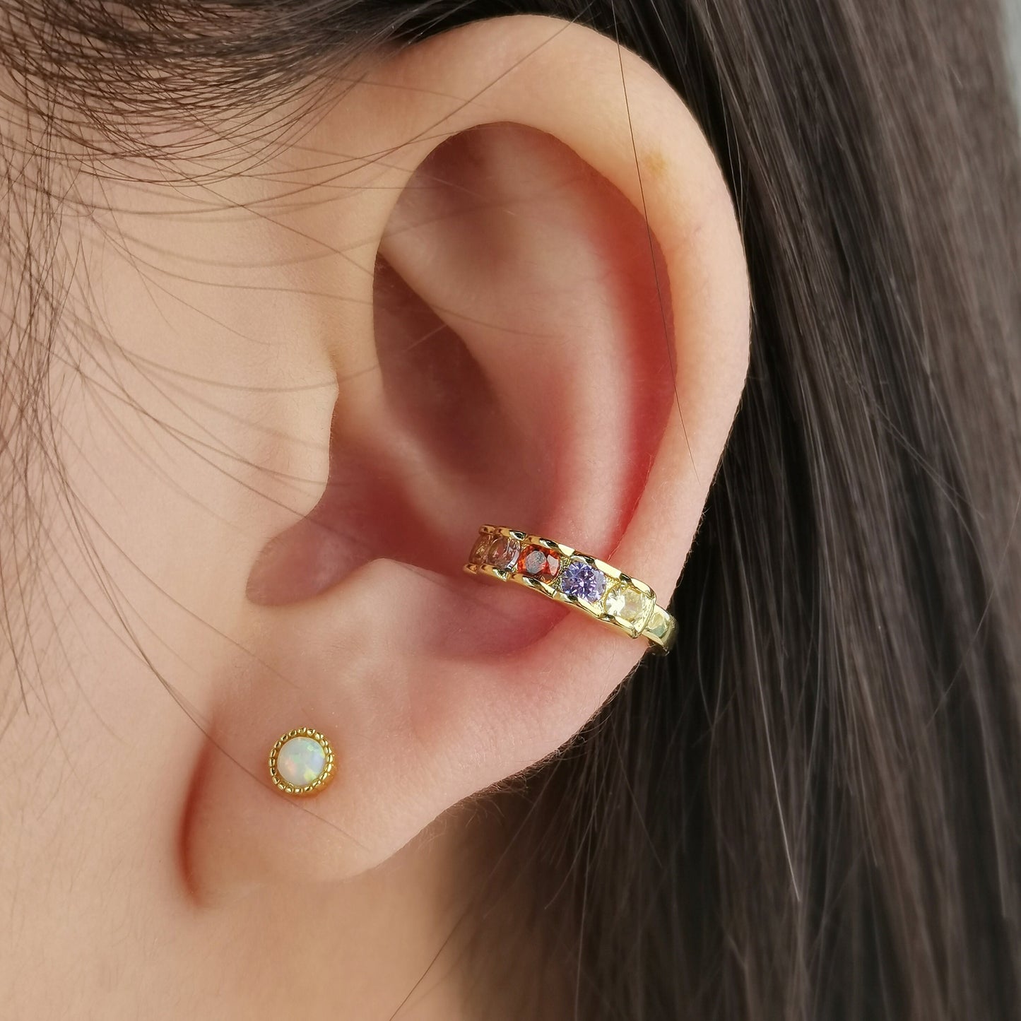 CZ Snake Ear Cuff, No Piercing Needed