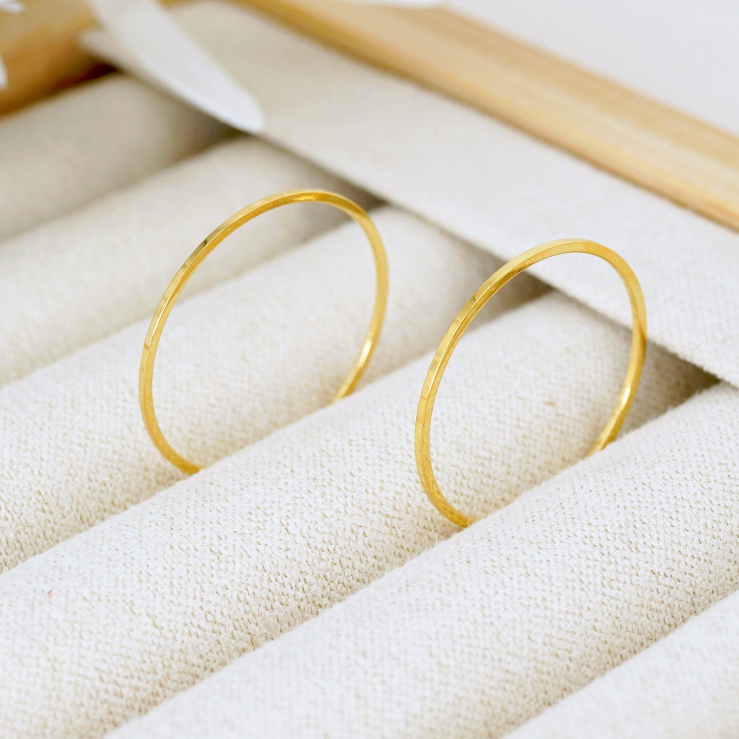 Ultra Thin Gold Ring, Stacking Rings