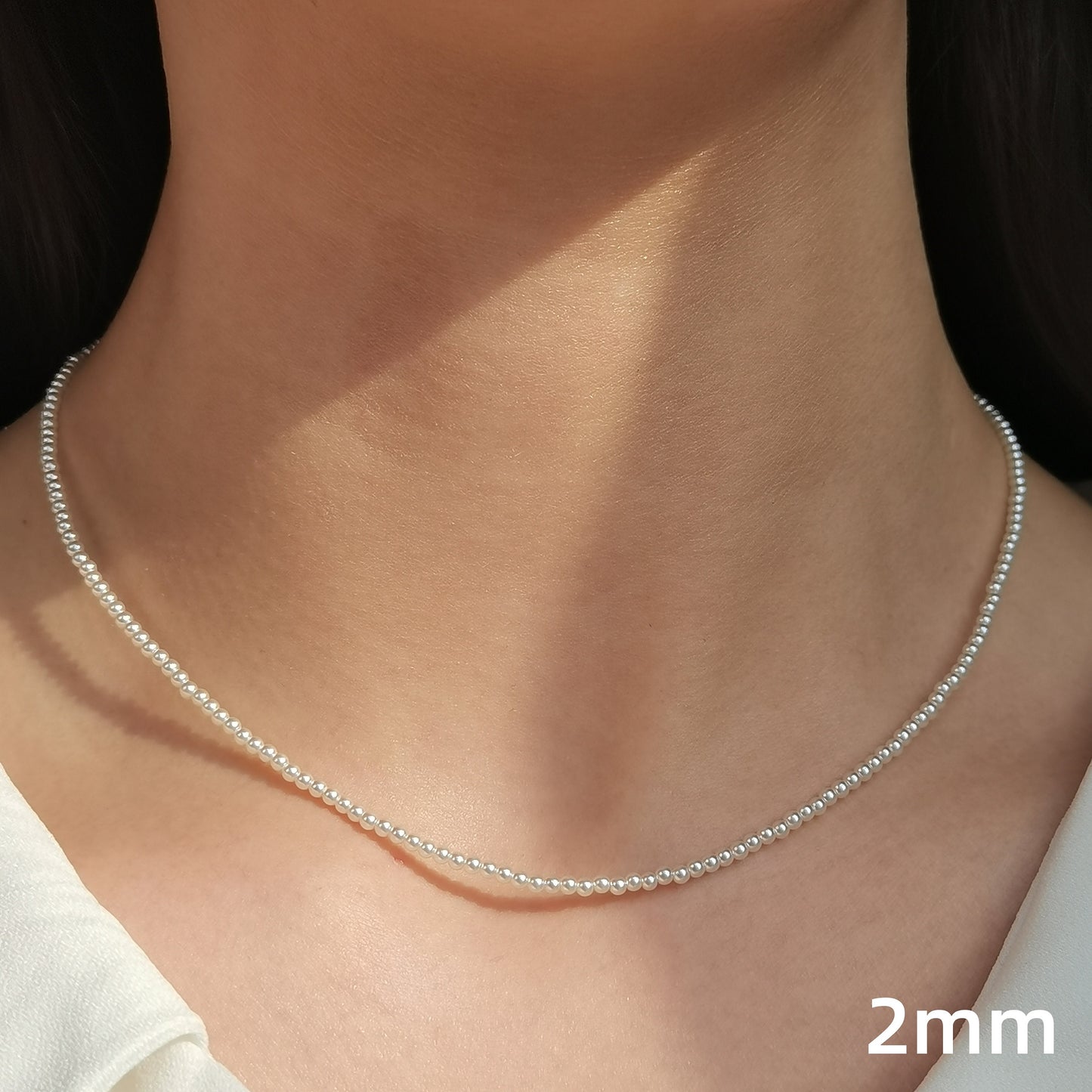 Classic Swarovski Crystal Pearl Necklace